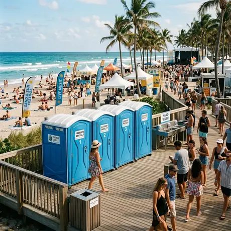 porta potty rental in events
